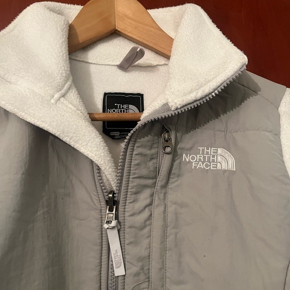 North Face Denali Jacket Fleece Women’s Sz XS Gray Zip Closure Pockets - Picture 4 of 8
